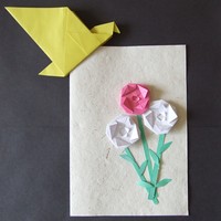mothers day card origami