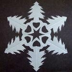 free printable snowflake template